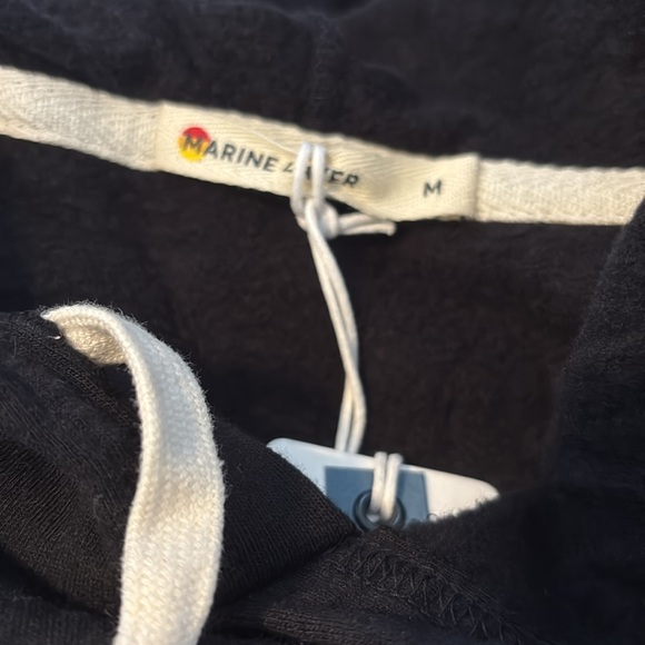 Marine Layer NWT men’s black graphic hoodie sweatshirt size medium - Picture 7 of 11